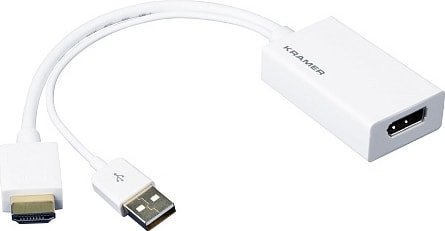 

Адаптер Kramer Electronics HDMI - DisplayPort ADC-HM/DPF (0.2 м, белый)