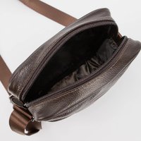 Сумка через плечо Poshete 827-POP3605-3-DBW (коричневый)