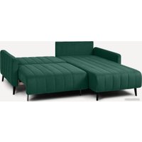 Угловой диван Divan Маркфул Velvet Emerald 184543 (зеленый)