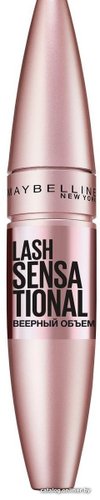 Тушь для ресниц Maybelline Lash Sensational веерный объем черный