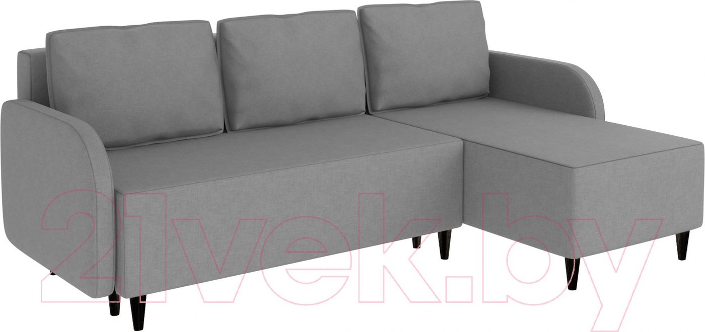 Угловой диван Mio Tesoro Velke SB3CHL (Malmo 90 Grey)