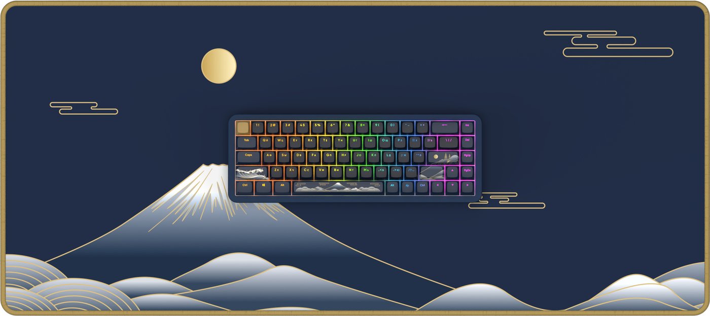 Клавиатура Red Square Alumix 68 Yotei + коврик Red Square Yotei (g3ms Magnetite Ice)