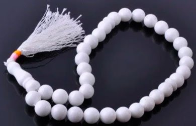 

Четки Handmade ИП Егорова Белый Агат 33 бусины 10мм
