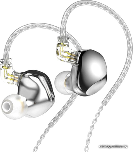 Наушники TRN VX Pro (серебристый, без микрофона)