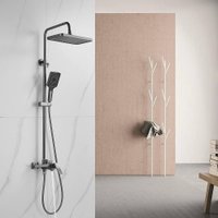 Душевая система  Shevanik S4436T (оружейная сталь)