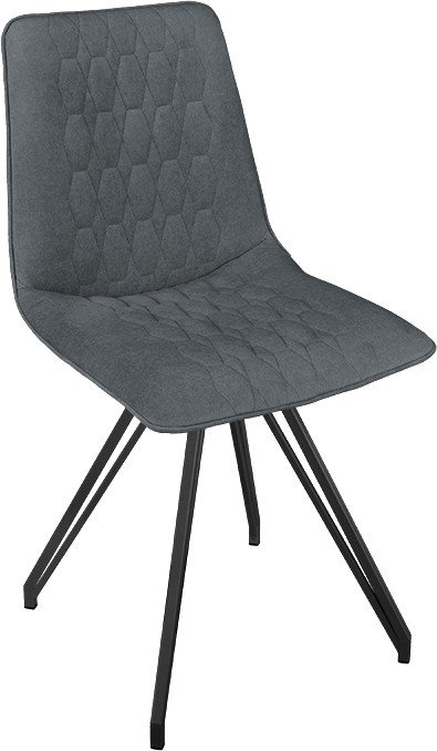 

Стул Трия Хьюго К4 (черный муар/микровелюр Jercy Graphite)