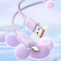 Кабель McDodo CA-3642 USB Type-A - Lightning (1.2 м, фиолетовый)