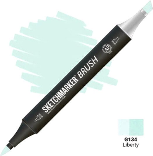

Маркер художественный Sketchmarker Brush Двусторонний G134 SMB-G134 (либерти)