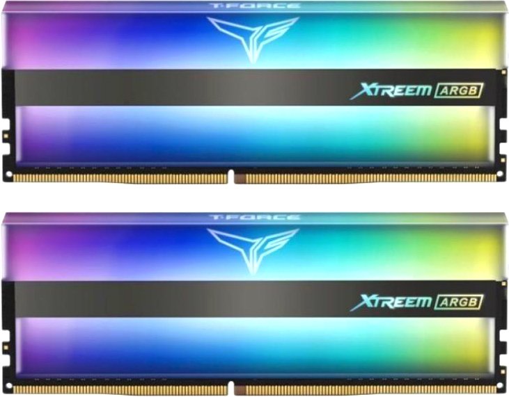 

Оперативная память Team T-Force Xtreem ARGB 2x8GB DDR4 PC4-25600 TF10D416G3200HC16CDC01