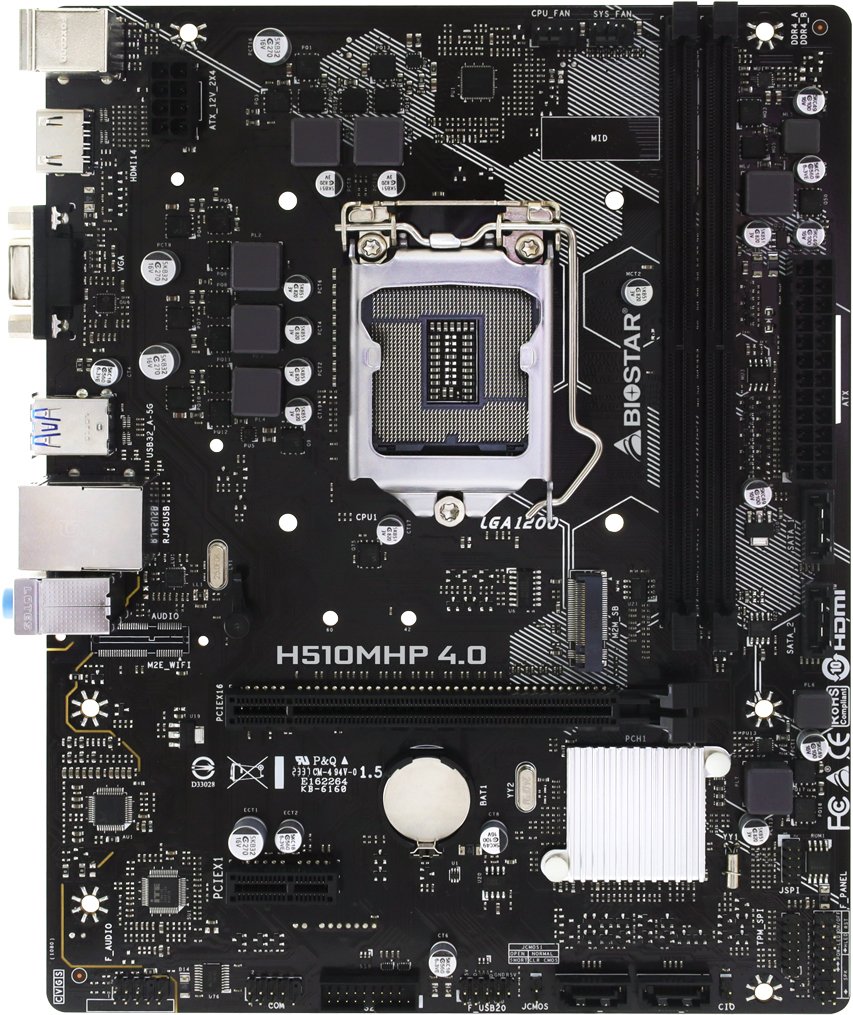 

Материнская плата BIOSTAR H510MHP 4.0 Ver. 6.0