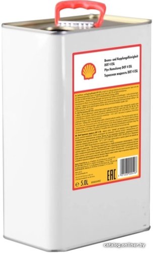 Тормозная жидкость Shell DOT4 ESL 5л