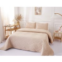 Набор текстиля для спальни Sofi De MarkO Мориц 230х250 Пок-МЦ-бж-230х250 (бежевый)