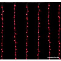 Световой дождь Luazon Led-400 контроллер (2x1.5 м, красный) [705962]