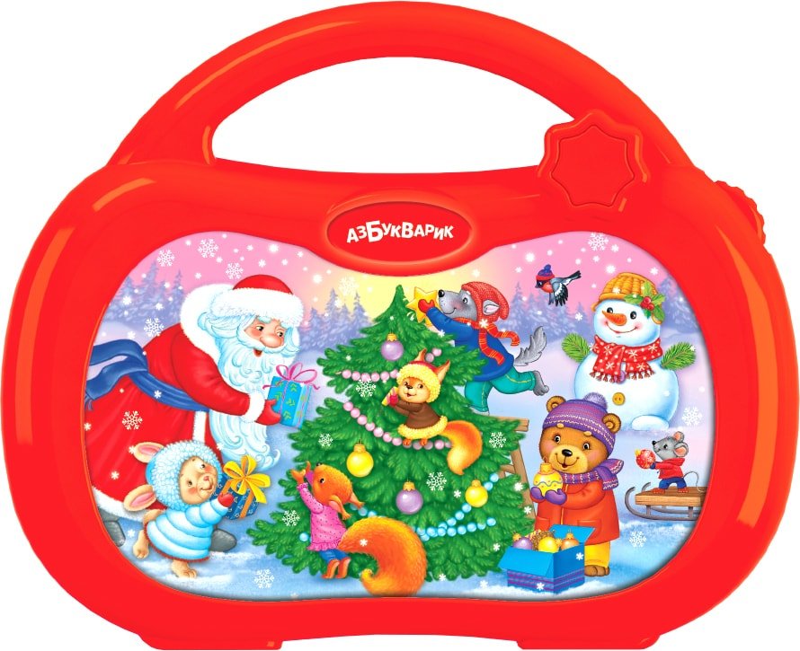 

Интерактивная игрушка Азбукварик Плеер Новогодние подарки 4680019280868