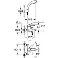 Смеситель Grohe EuroStyle 33592000
