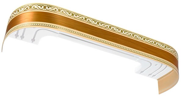 

Карниз для штор Legrand Монарх 48069581 (3 м, золото)