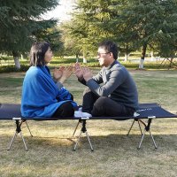 Раскладушка AOTU AT6758 (черный) в Бресте