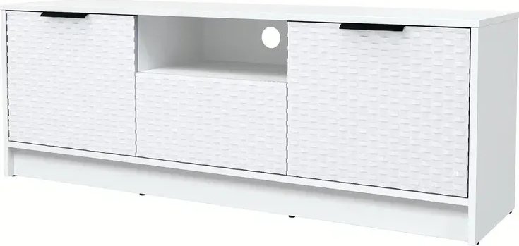 

Тумба Интерлиния ТВ Концепт КТ-ТВ3-50 Техно (белый платинум/белый)