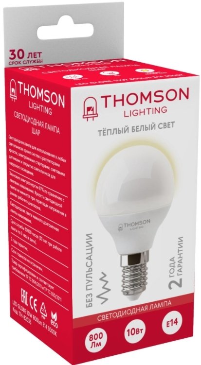 

Светодиодная лампочка Thomson Globe TH-B2035