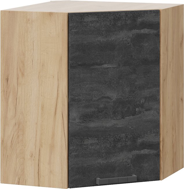 

Шкаф навесной Трия Детройт 1В6У (дуб крафт золотой/угольный камень)