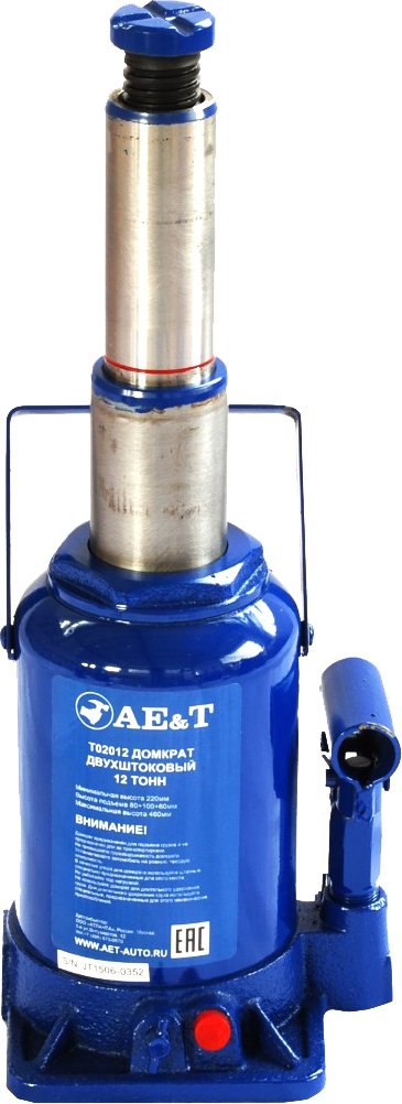 

Бутылочный домкрат AE&T T02012 12т