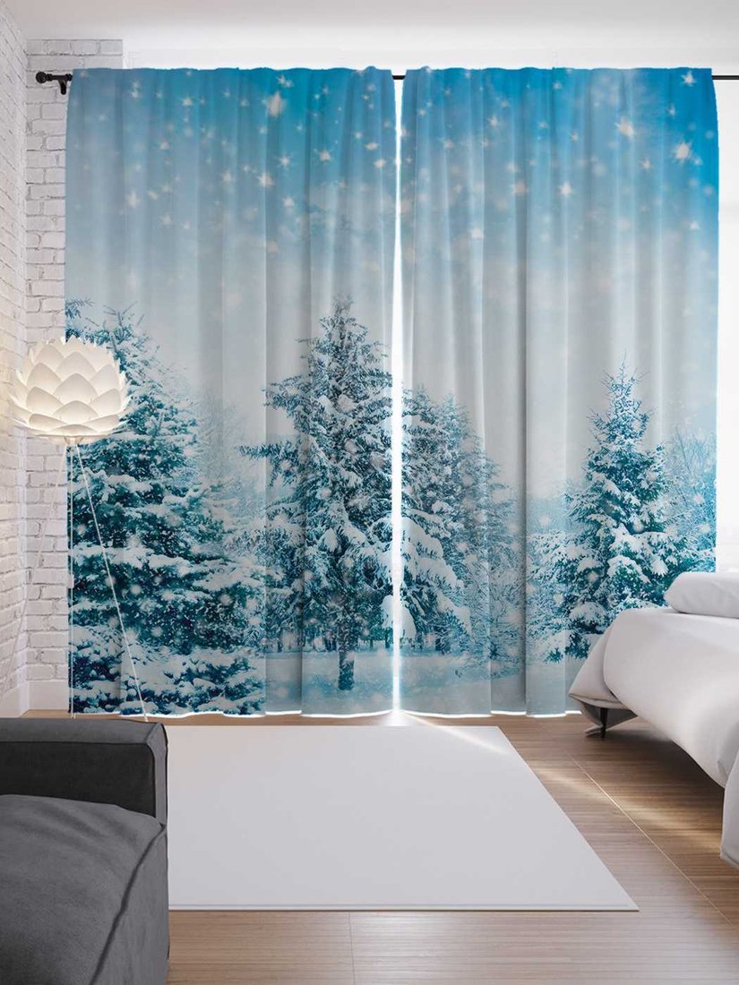 

Комплект штор JoyArty Зима в лесу 1.45x2.65 м p_44969_145x265 (2 шт)