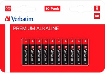 Батарейка Verbatim Premium Alkaline LR03 ААА 10шт