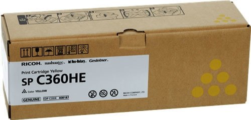 

Картридж Ricoh SP C360HE 408187 (желтый)