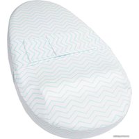 Матрас-кокон Amarobaby Premium Form 74х42х14 (белый/голубой)