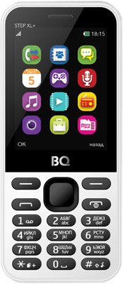 Кнопочный телефон BQ Step XL+ (белый) [BQ-2831]