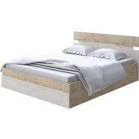 Кровать PROxSON Milton с ПМ 180x190 (бунратти/дуб шамони светлый 124)