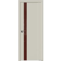 Межкомнатная дверь ProfilDoors 62U L 60x200 (магнолия сатинат, стекло коричневый лак)