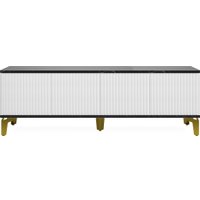 Тумба Shtabe Royal 5047 эко (мрамор неро-золото)