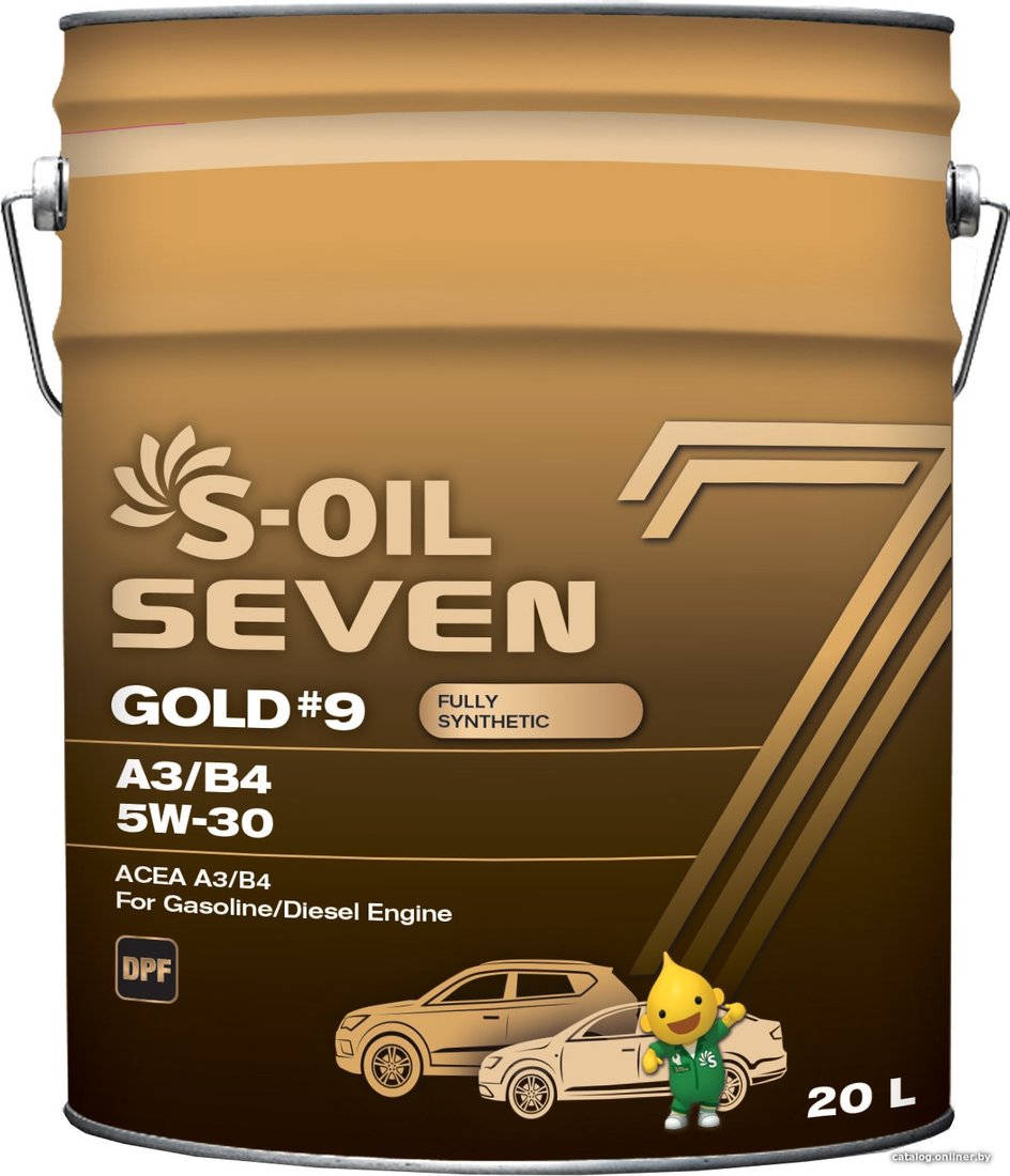 Моторное масло S-OIL SEVEN GOLD #9 C3 5W-30 20л