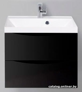 BelBagno Тумба под умывальник Marino-600-2C-SO-NL-P (nero laccato lucido)