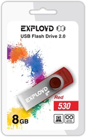 

USB Flash Exployd 530 8GB (красный)