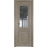 Межкомнатная дверь ProfilDoors 2.88XN L 70x200 (каштан темный, стекло прозрачное)