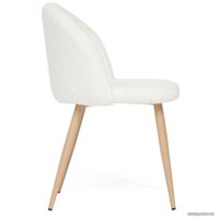 Стул TetChair Melody 7003 (белый плюш/бук)