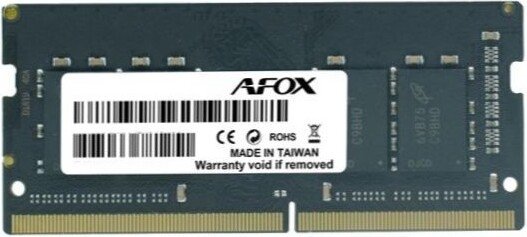 

Оперативная память AFOX 8GB DDR4 SODIMM PC4-25600 AFSD48PH1P