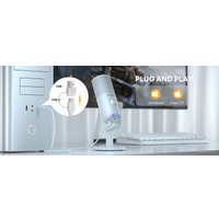 Проводной микрофон Maono DM30 (белый)