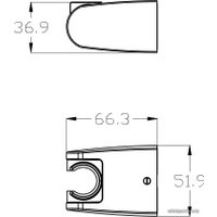 Держатель душевой лейки Lemark LM8083BL