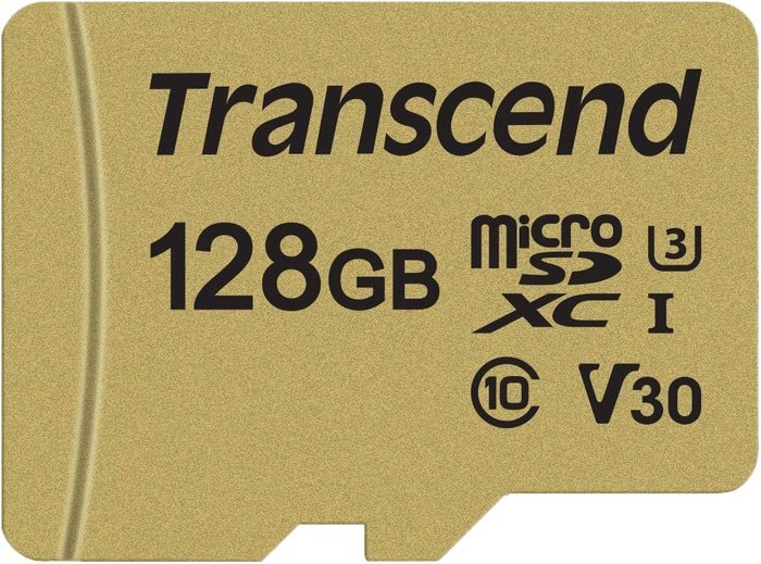 

Карта памяти Transcend microSDXC 500S 128GB + адаптер