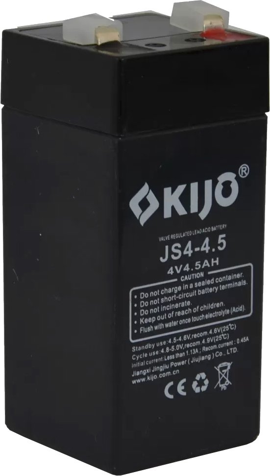 

Аккумулятор для ИБП Kijo JS4-4.5 F1 (4 В/4.5 А·ч)