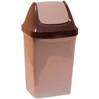 Мусорное ведро Idea Свинг М2461 9 л (бежевый мрамор)