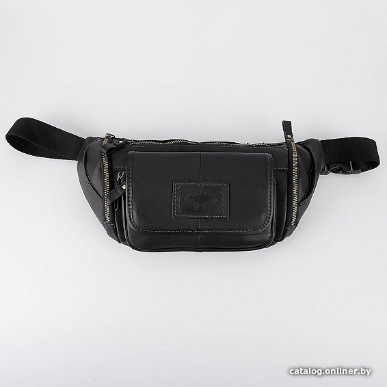 Сумка на пояс Poshete 196-1390-35-BLK (черный)