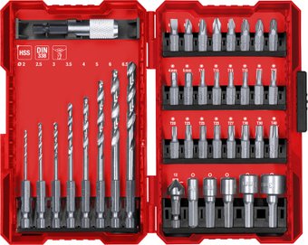 Набор бит и сверл KWB 49108910 (39 предметов)