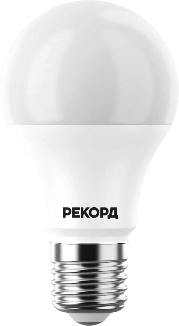 

Светодиодная лампочка Рекорд LED А60 7W Е27 4000К