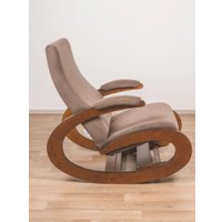 Кресло-качалка Glider Экси М (темно-коричневый/орех антик)