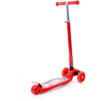 Двухколесный детский самокат Полесье Со складной ручкой 0072C-V1(К) (красный)