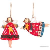 Елочная игрушка Darvish Ангел DV-C-296 (2 шт)